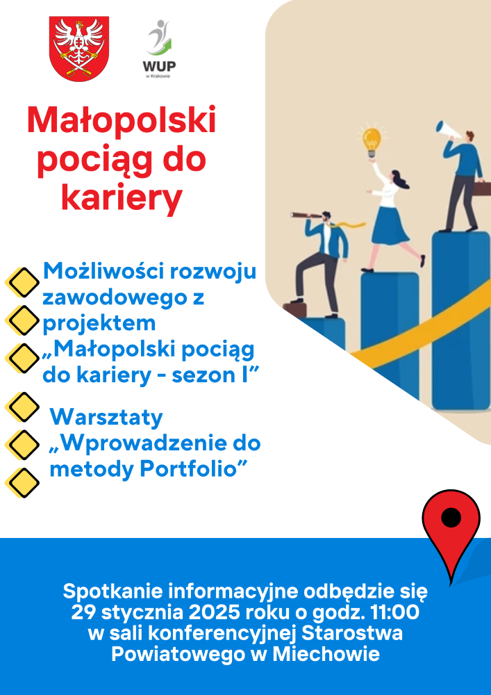 Plakat informujący o spotkaniu 