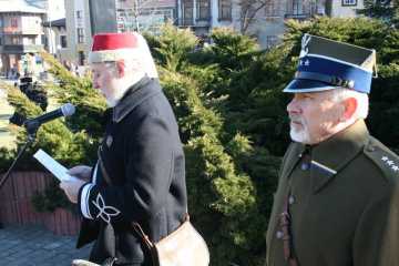 Robert Osiński dowódca Grupy Rekonstrukcyjno – Historycznej Żuawów Śmierci z Buska Zdroju