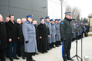 Komendant wojewódzki policji nadinsp. Mariusz Dąbek