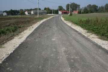 Droga w Słupowie gm. Słaboszów