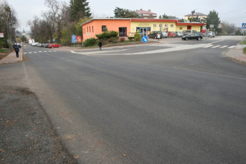 Skrzyżowanie ulic Pęckowskiego i Ogrodowej