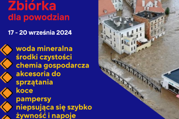 Zbiórka darów dla powodzian