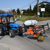 Nowy sprzęt ZDP Miechów do utrzymania czystości chodników i dróg