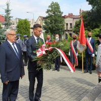 Święto Wojska Polskiego 2020 - Burmistrz Dariusz Marczewski i Przewodniczący Rady Miejskiej Zenon Czekaj