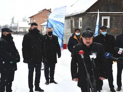 Jacek Kobyłka, Starosta Powiatu Miechowskiego dziękuje za środki unijne na obwodnicę Książa Wielkiego