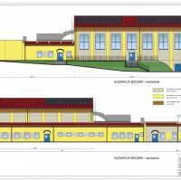 Jedna ze sztandarowych inwestycji 2022 roku - sala gimnastyczna SOSW Zagorzyce (na zdj. wizualizacja projektowa)