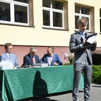 Kacper Kobyłka, Przewodniczący Samorządu Uczniowskiego LO w Miechowie podsumowuje rok szkolny 2021/2022