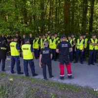 Powiatowe ćwiczenia taktyczno-bojowe w Leśnictwie Trąby - podsumowanie ćwiczeń