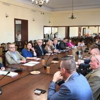 Posiedzenie Powiatowego Sztabu Kryzysowego na temat nadchodzącej zimy