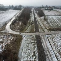 Kilkadziesiąt metrów za tymczasowym przejazdem w Uniejowie Rędziny powstanie wiadukt