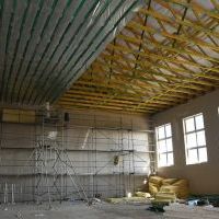Trwają intensywne prace przy budowie sali gimnastycznej w Zagorzycach