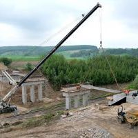 Budowa wiaduktu w Uniejowie Rędziny postępuje błyskawicznie