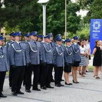 Święto Policji Miechów 2019 - funkcjonariusze i pracownicy KPP Miechów