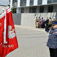 Święto Policji Miechów 2019 - zastępca komendanta wojewódzkiego insp. Rafał Leśniak