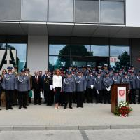 Święto Policji Miechów 2019 - pamiątkowe zdjęcie uczestników uroczystości