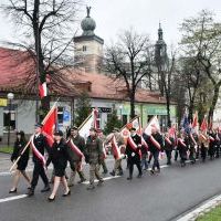 Liczne poczty sztandarowe uświetniły Święto Niepodległości w Miechowie