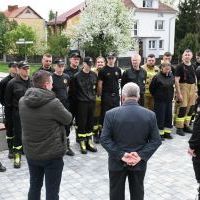 Zakończenie ćwiczeń ratowniczo-gaśniczych w Wydziale Komunikacji w Miechowie