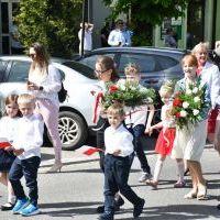 Miechowskie Święto Uchwalenia Konstytucji 3 Maja - jedni z najmłodszych uczestników święta