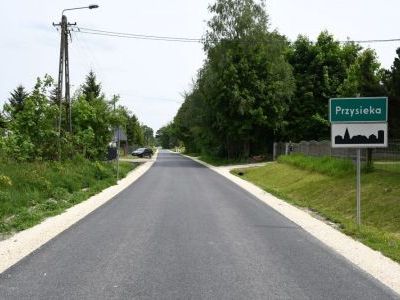 Droga powiatowa w Kępiu po remoncie