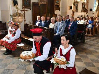 Msza św. dożynkowa w Kościele pw. św. Mikołaja w Słaboszowie