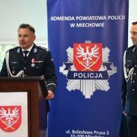 Insp. Jacek Cholewa deklaruje wysoki poziom służby w KPP Miechów