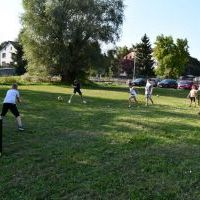 W czasie pikniku dzieci miały również możliwość zagrania w piłkę nożną.