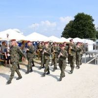 Piknik militarny odbywał się na starodrożach w okolicy ronda w Podmiejskiej Woli