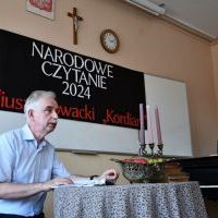 Narodowe Czytanie - Członek Zarządu Powiatu Piotr Grządziel