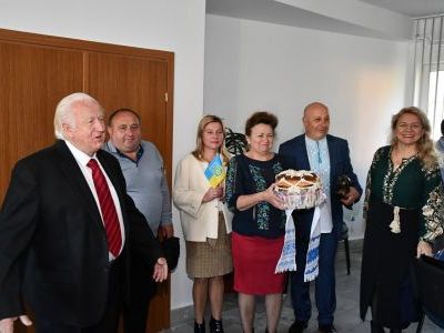 Delegacja z ukraińskiej gminy Jezierna w Racławicach