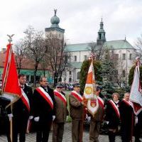 Poczet sztandarowy Powiatu Miechowskiego i pozostałe poczty